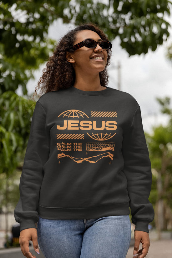 UNISEX BLACK SWEATSHIRT