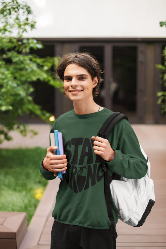 Men's Olive Green Sweatshirts