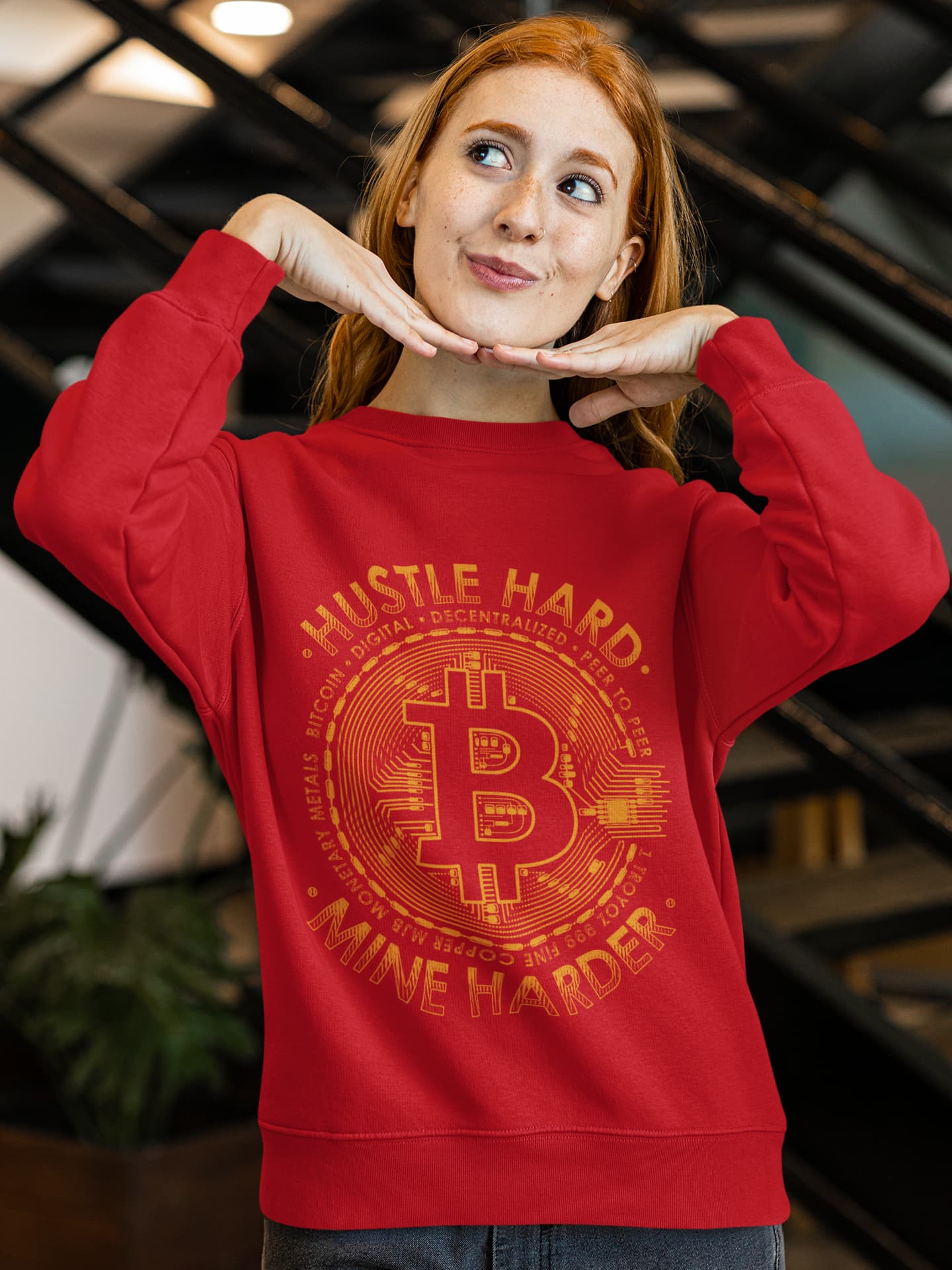 Men's Red Sweatshirts