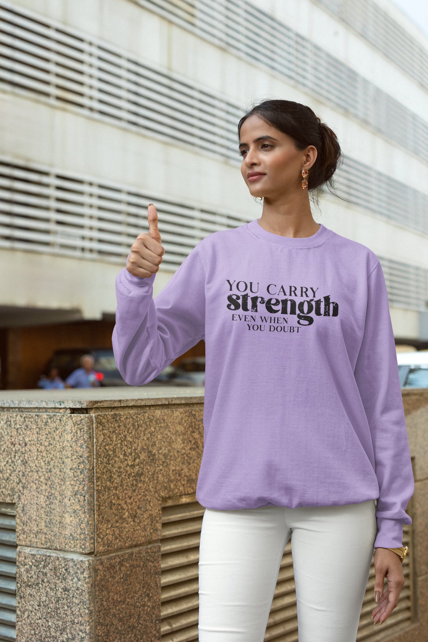 UNISEX IRIS LAVENDER SWEATSHIRT