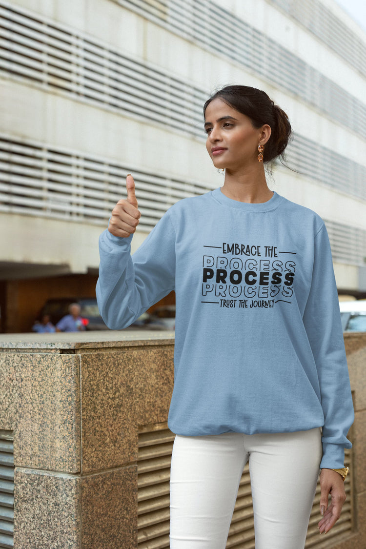 UNISEX BABY BLUE SWEATSHIRT