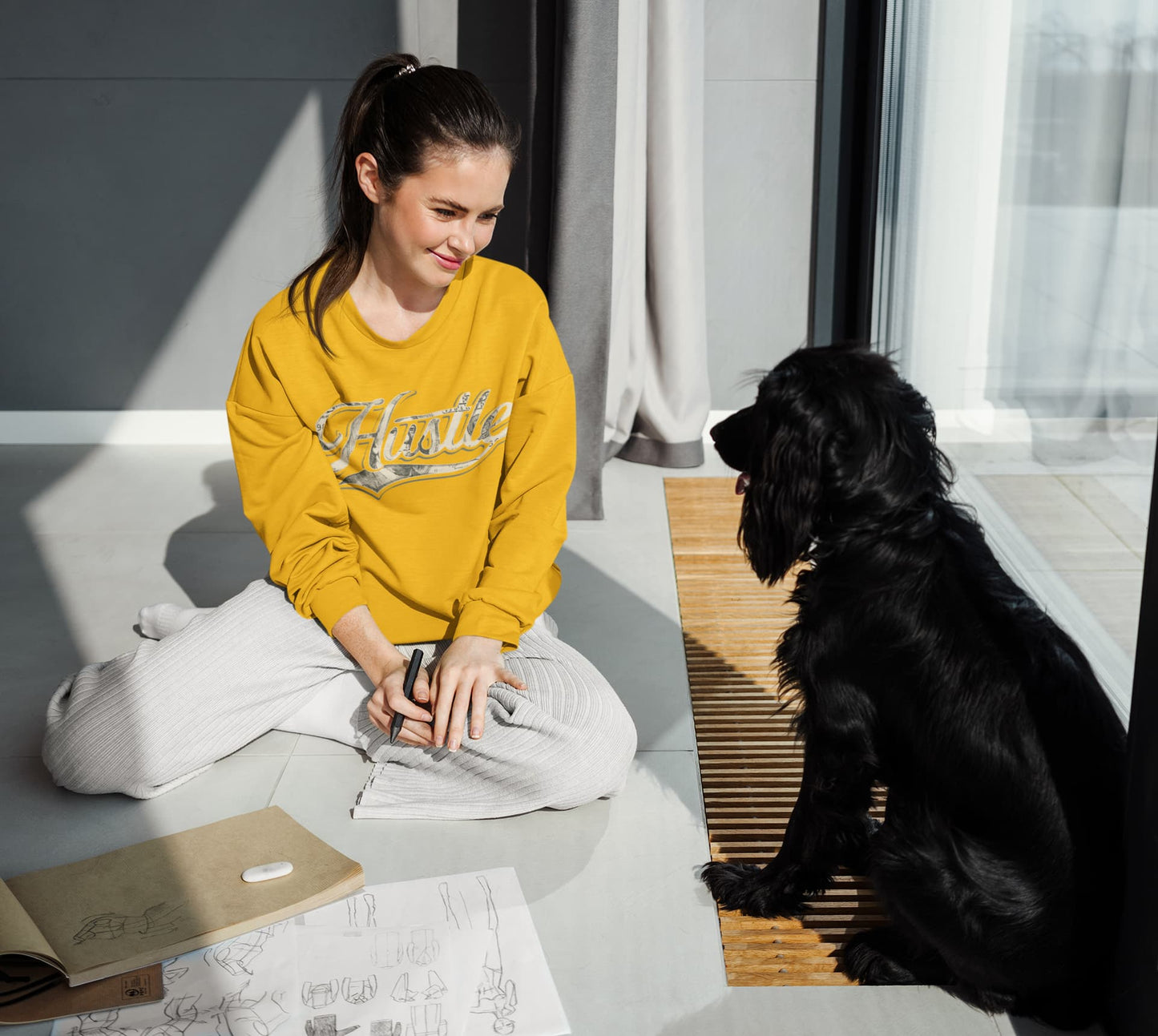 Women's Golden Yellow Sweatshirts
