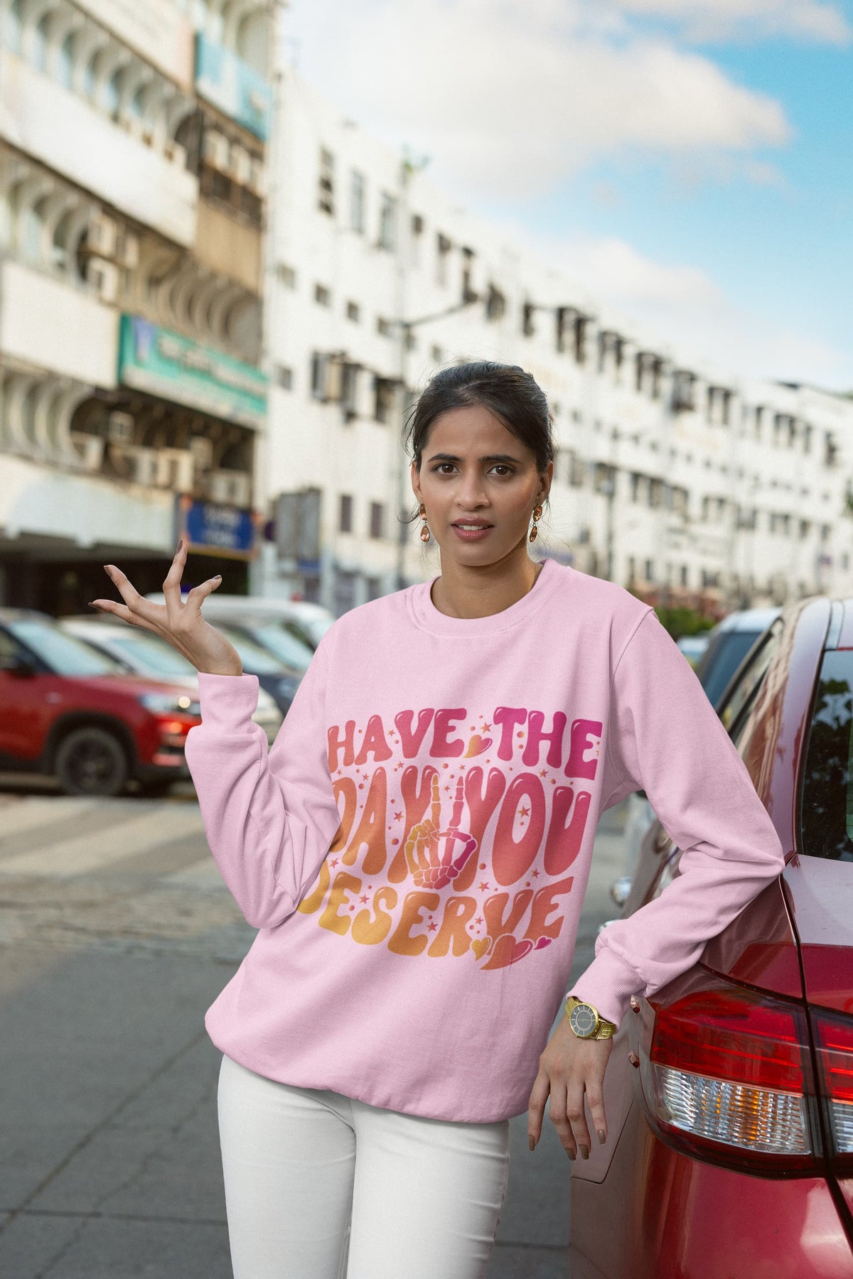 Men's Light Pink Sweatshirts