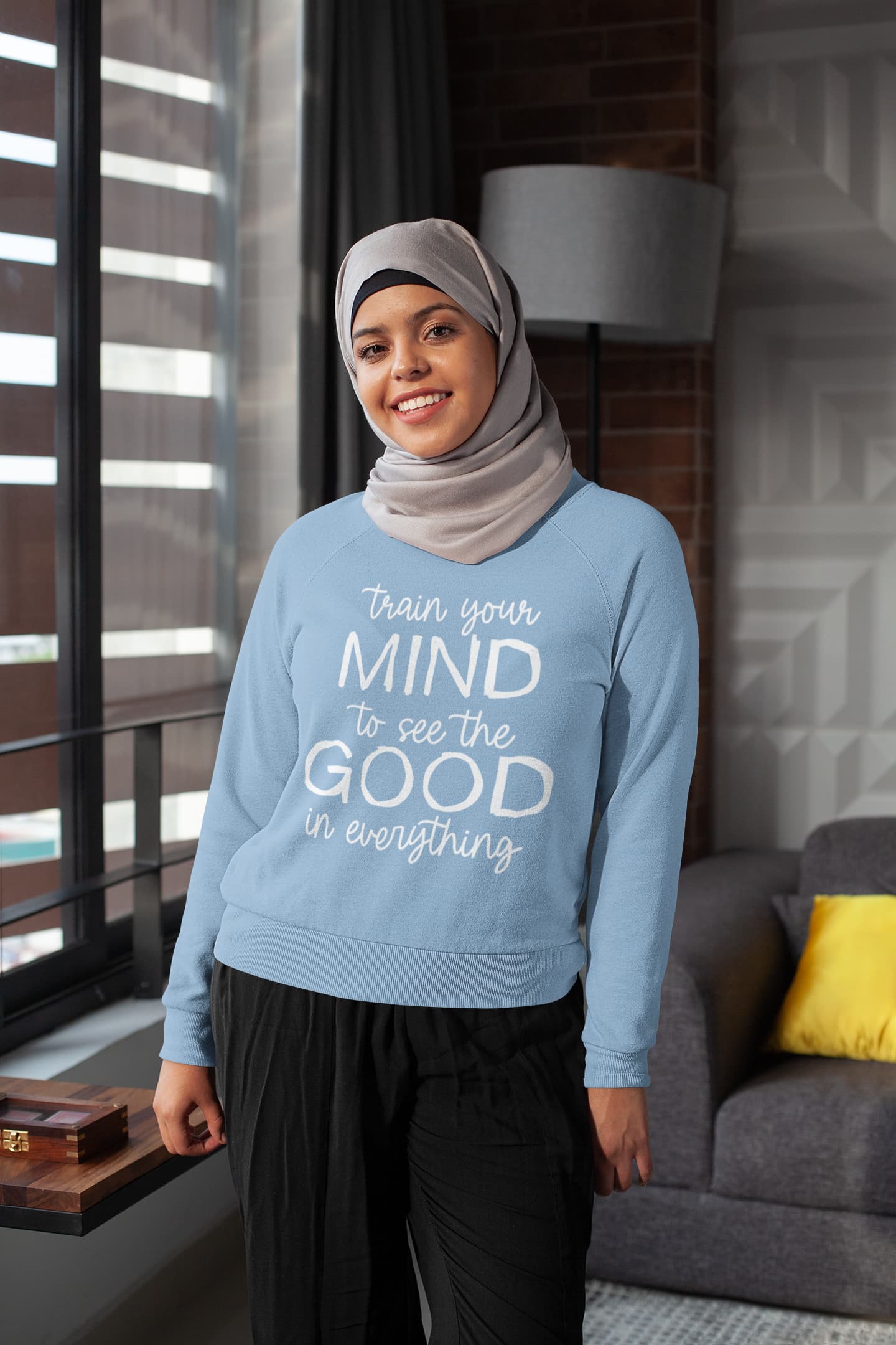 Men's Baby Blue Sweatshirts
