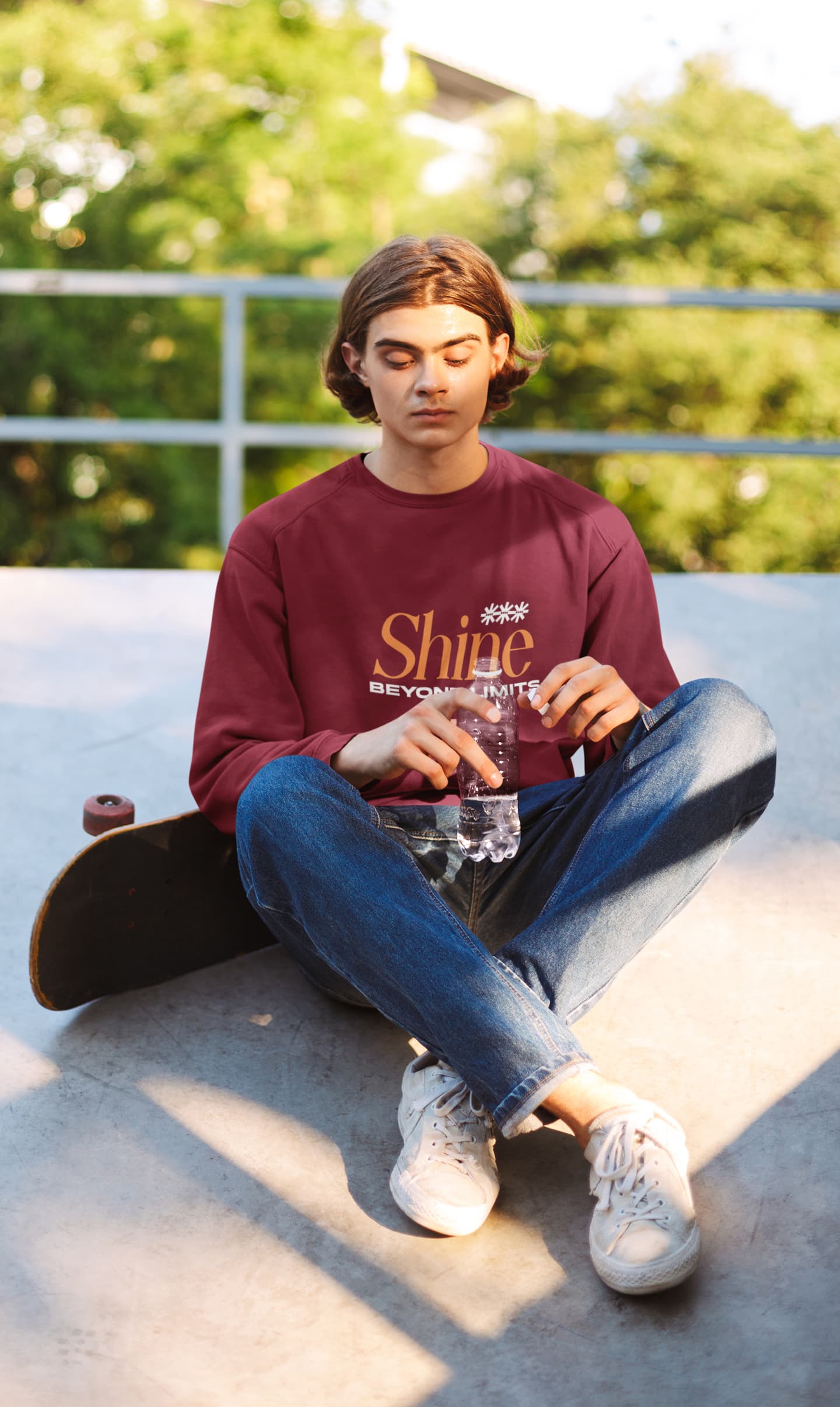 MENS MAROON SWEATSHIRT