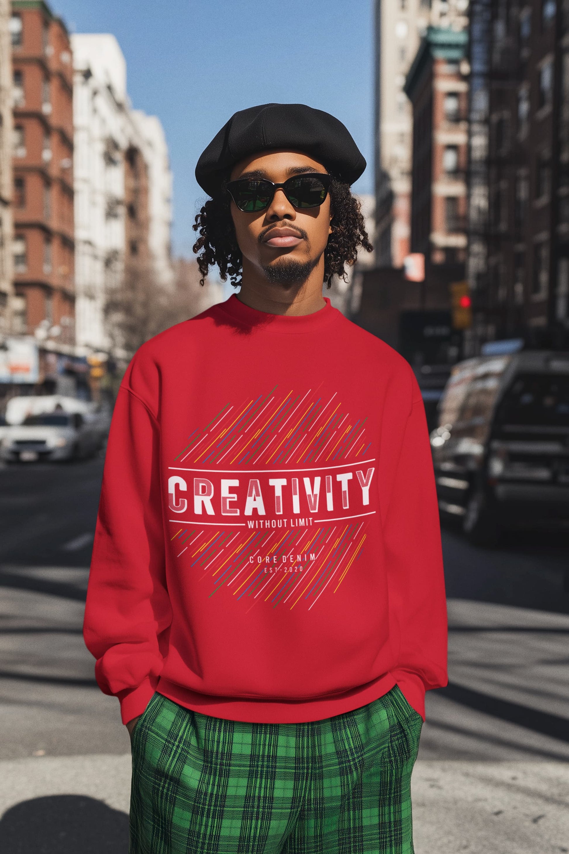 Men's Red Sweatshirts