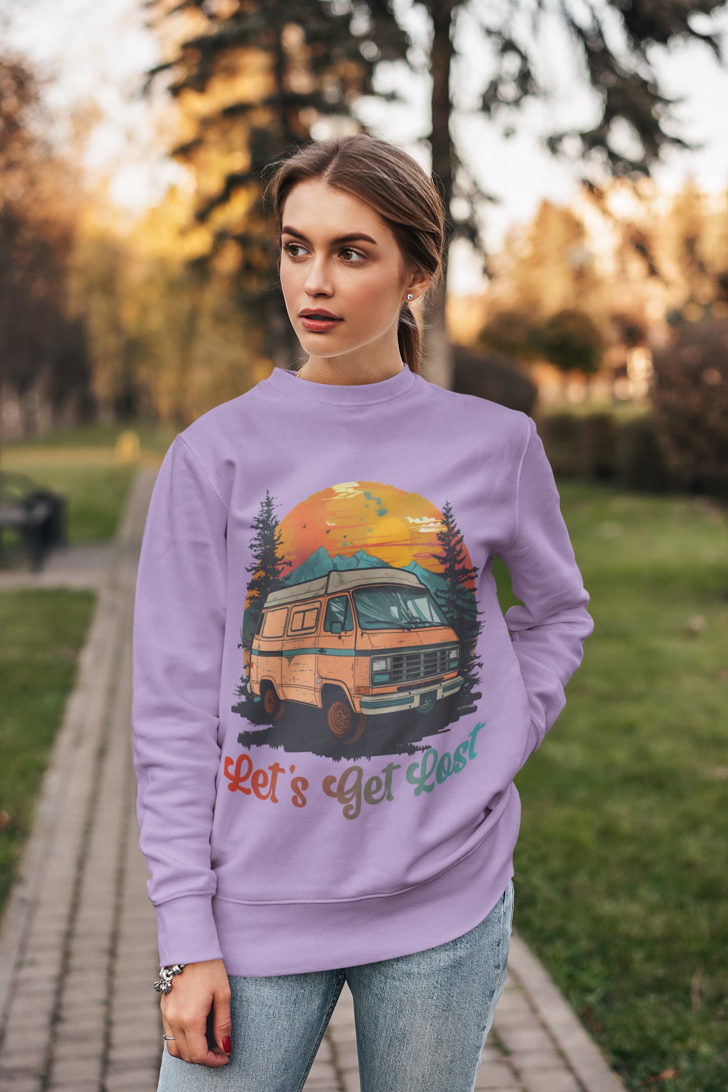 Women's Iris Lavender Sweatshirts
