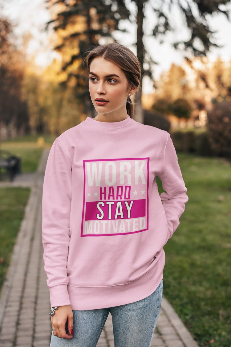 UNISEX LIGHT PINK SWEATSHIRT 