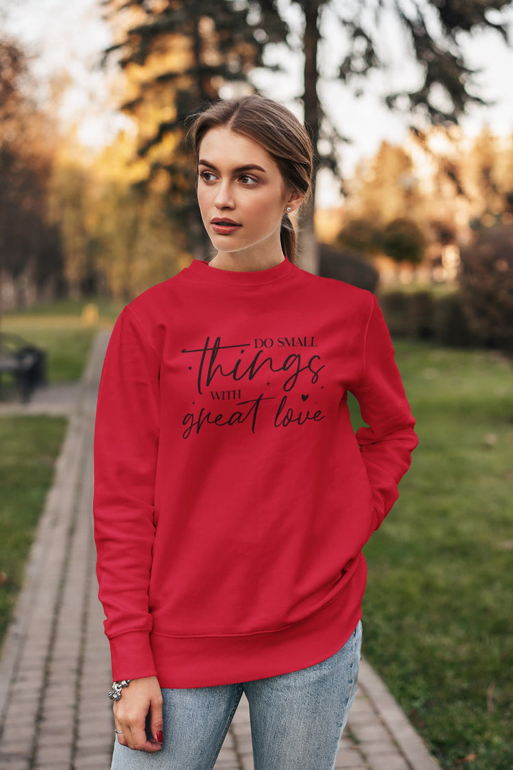 UNISEX RED SWEATSHIRT
