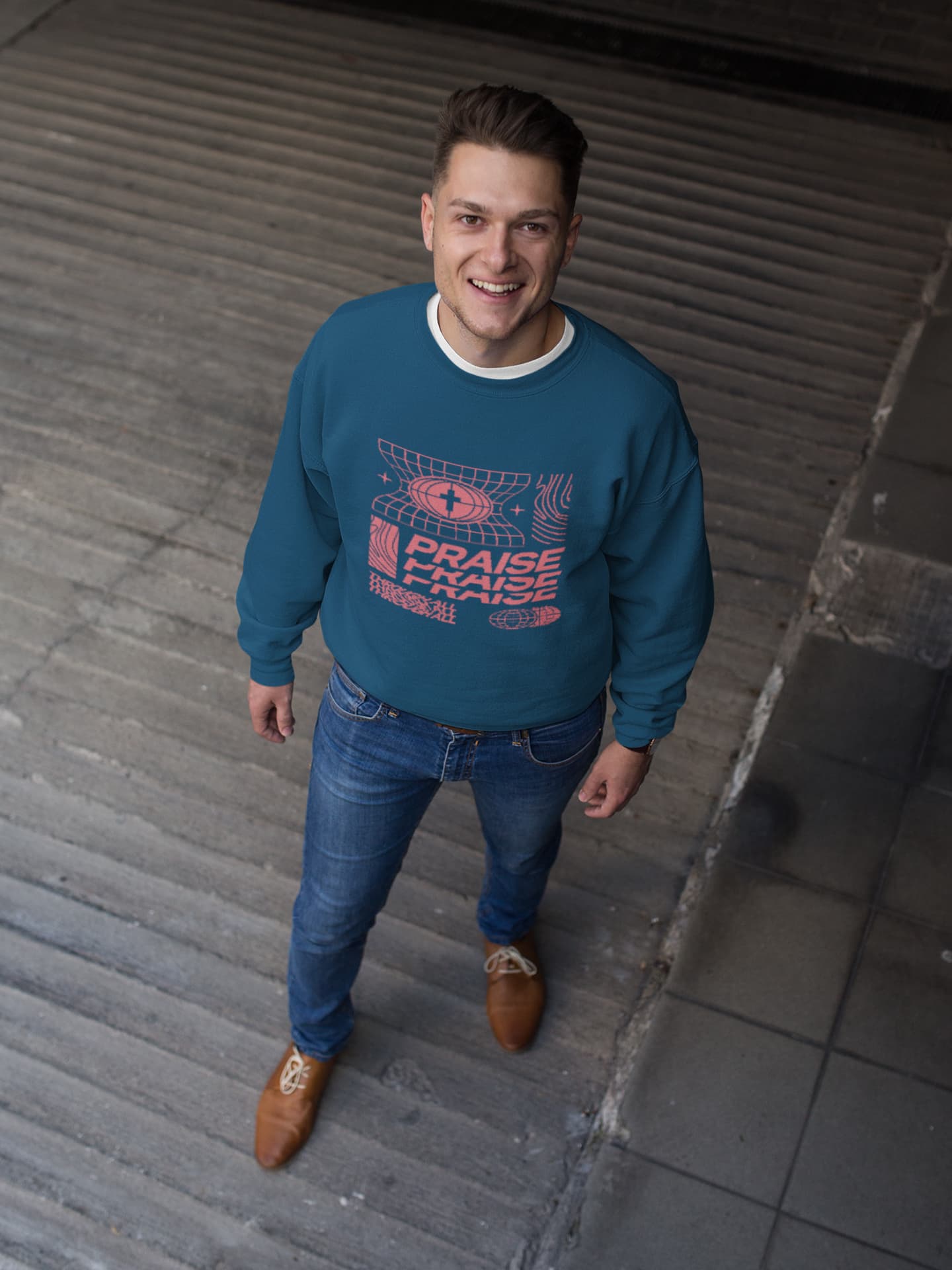 MENS NAVY BLUE SWEATSHIRT