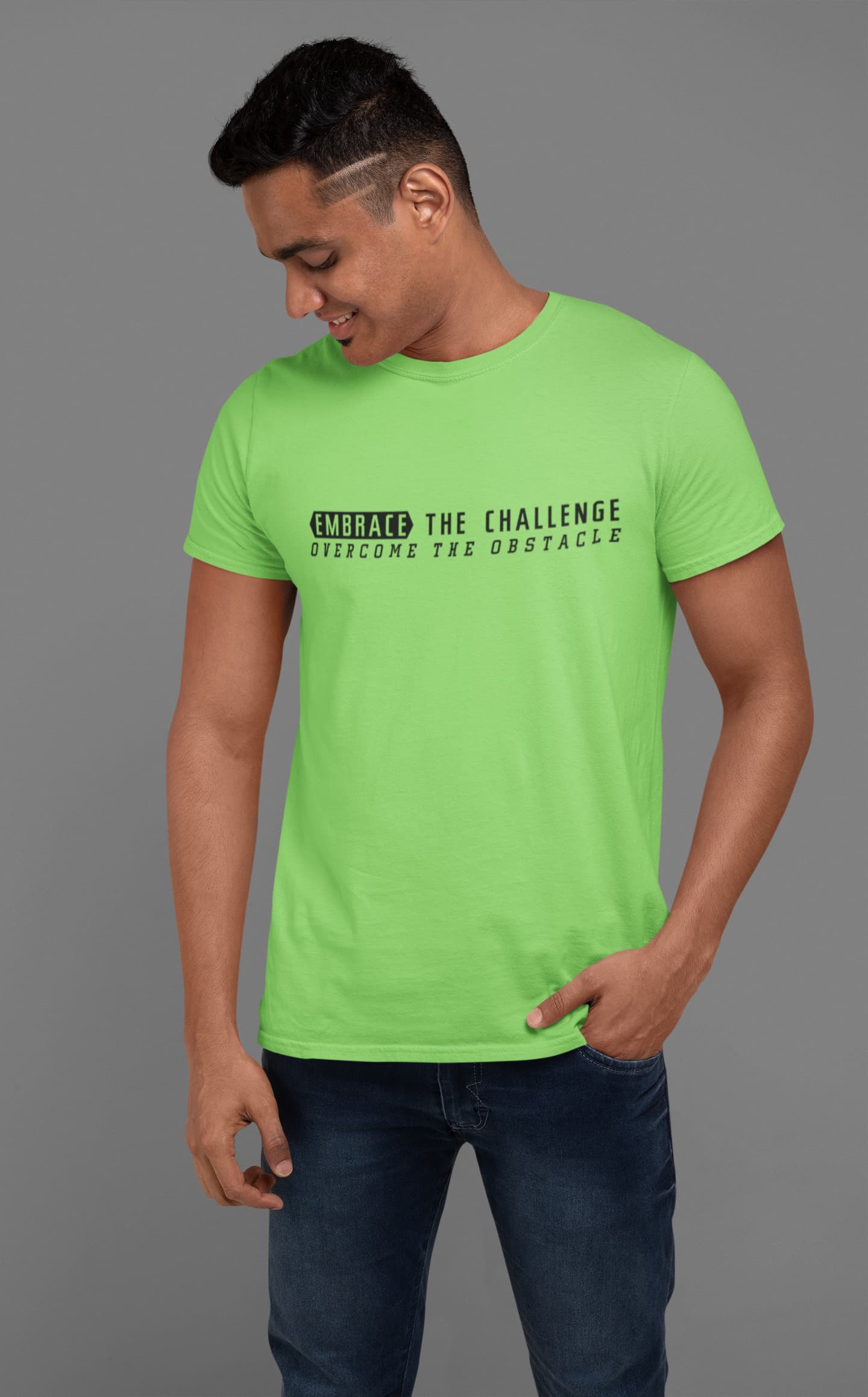 MENS LIRIL GREEN ROUNDNECK T-SHIRT