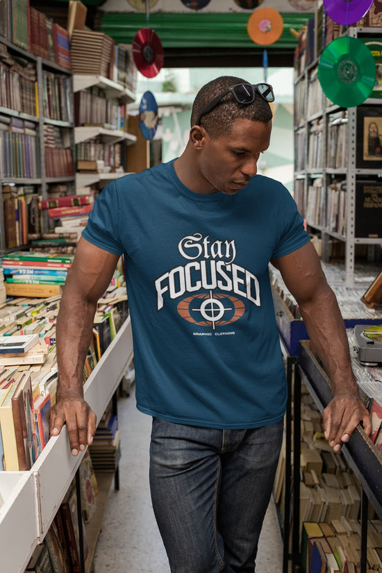 MENS NAVY BLUE ROUNDNECK T-SHIRT