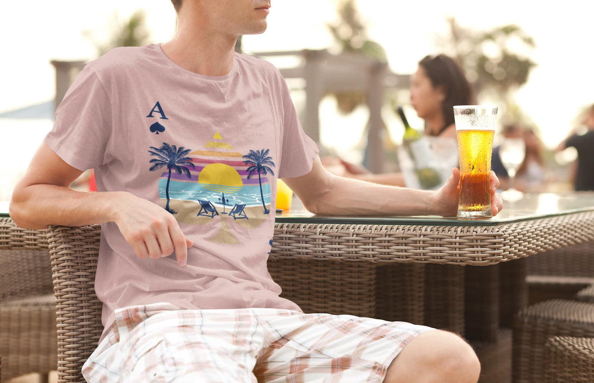 Men's Pastel Dusty Round Neck T-shirt