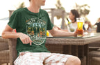 Men's Olive Green Round Neck T-shirts