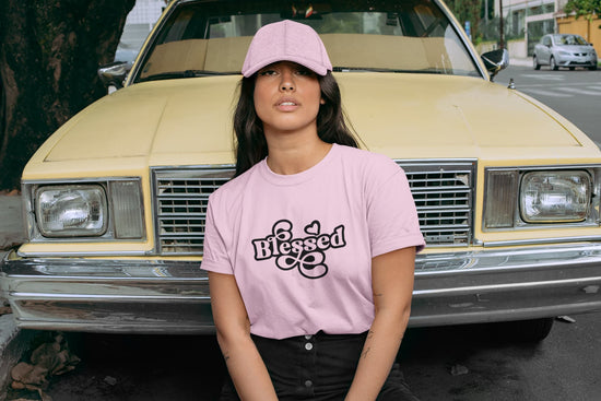 WOMEN LIGHT PINK ROUNDNECK T-SHIRT