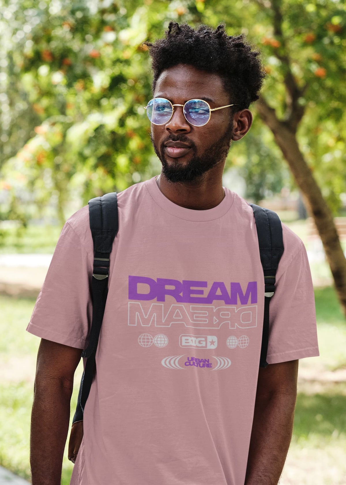 Karavirs® Eclipse Pastel Dusty graphic tee for men India