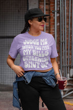 Women's Iris Lavender Crop Tops