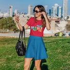 Women's Red Crop Tops