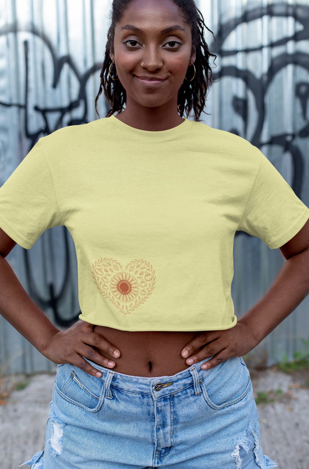 Women's Butter Yellow Crop Tops