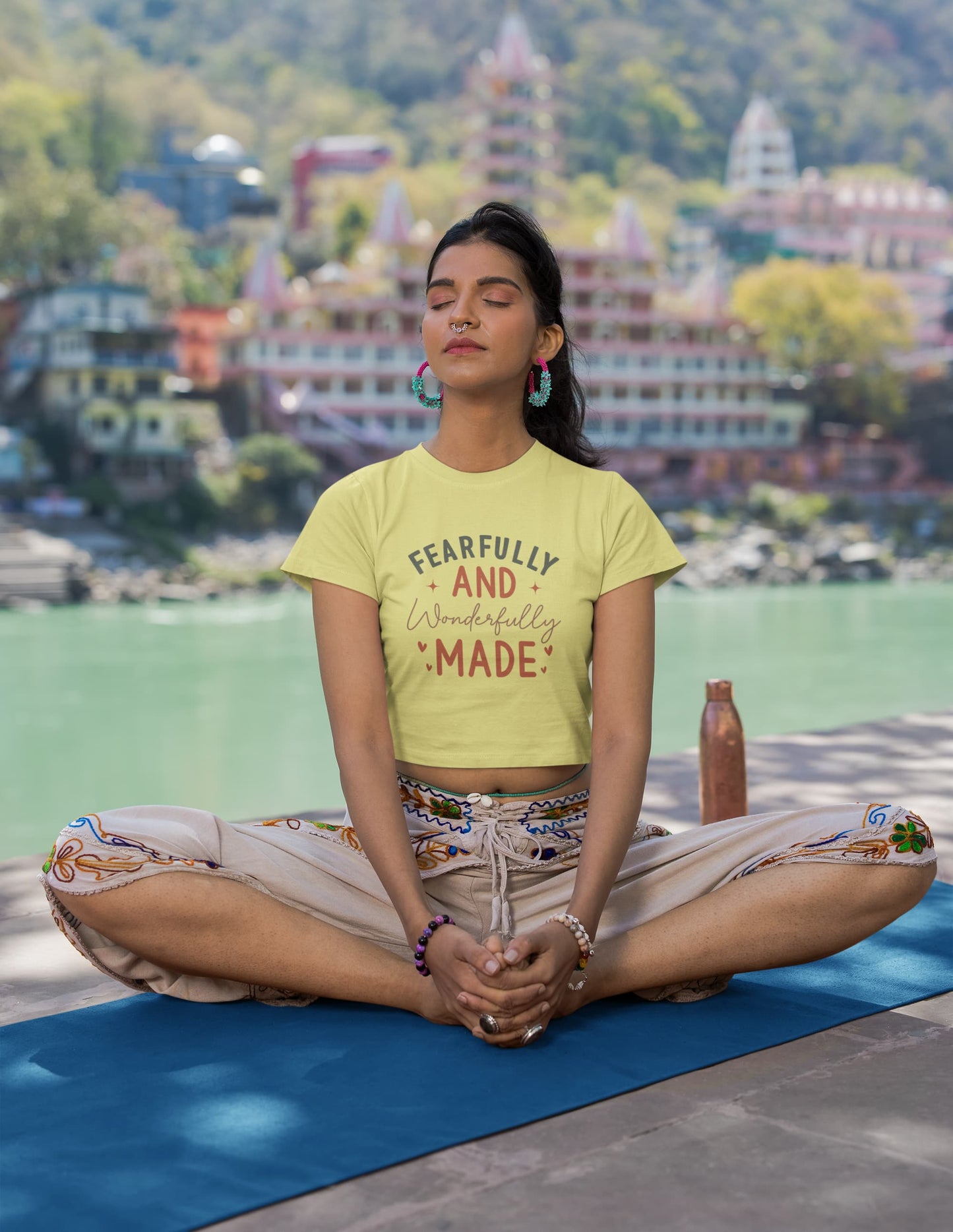 Women's Butter Yellow Crop Tops