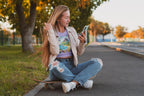 Women's Iris Lavender Crop Tops