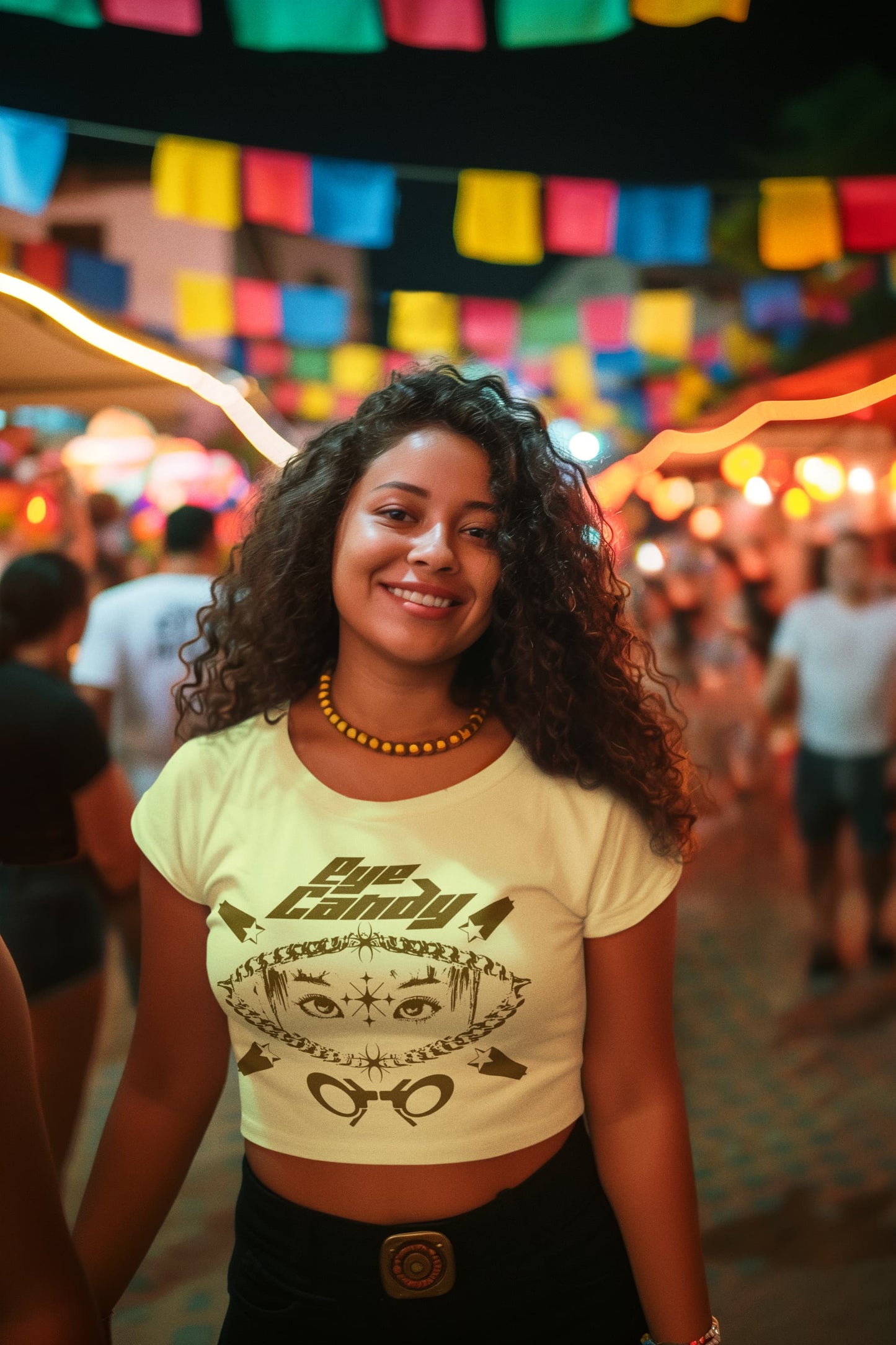Women's Butter Yellow Crop Top