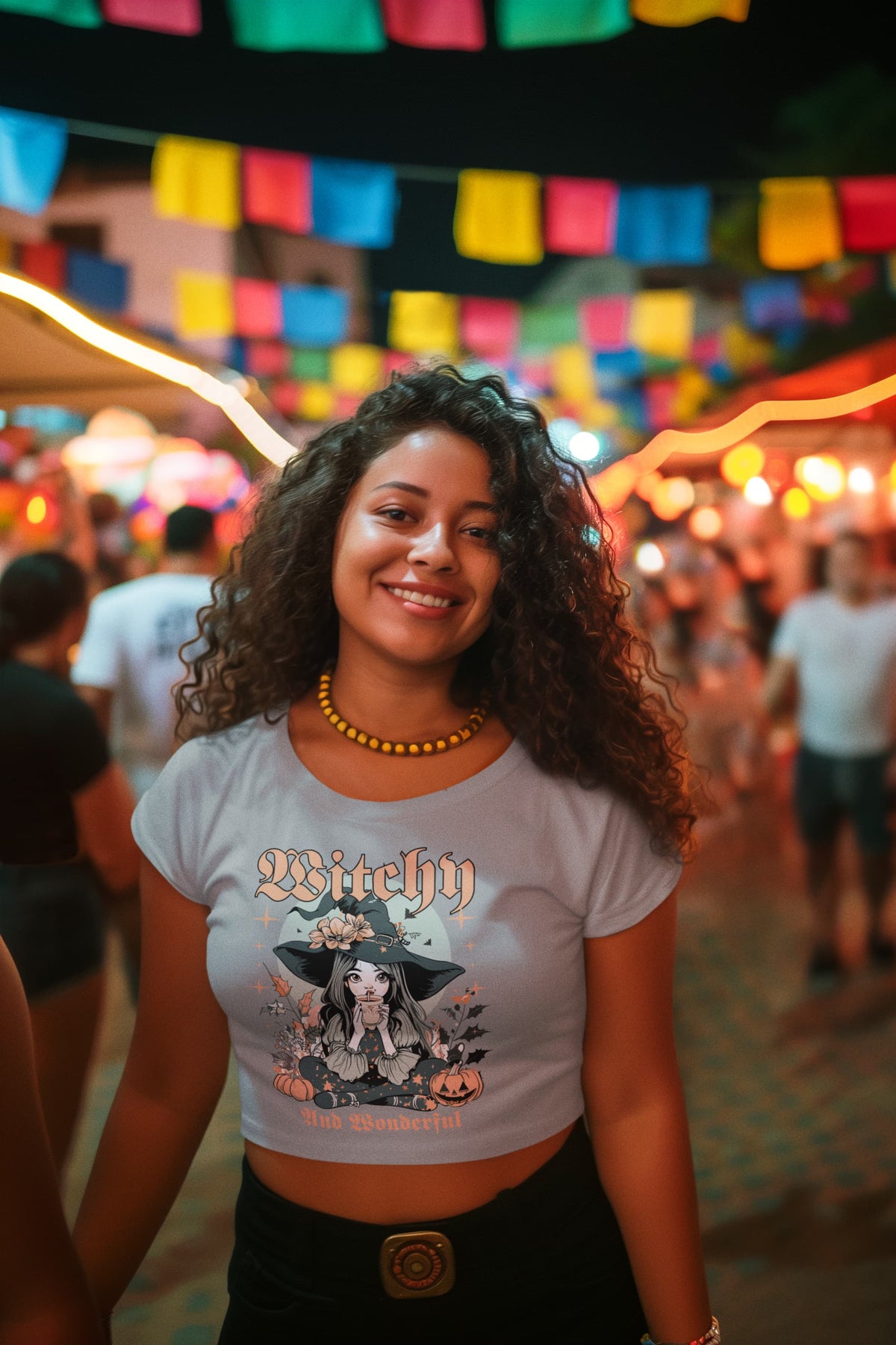 Women's Melange Grey Crop Tops