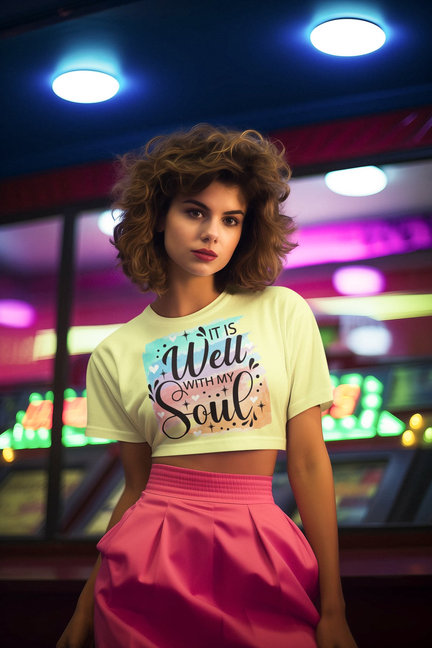 Women's Butter Yellow Crop Tops