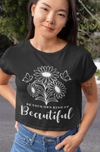 Women's Black Crop Top