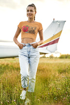 Women's Mustard Yellow Crop Tops