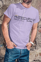 Men's Iris Lavender Round Neck T-shirts