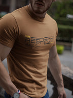 Men's Chocolate Brown Round Neck T-shirts