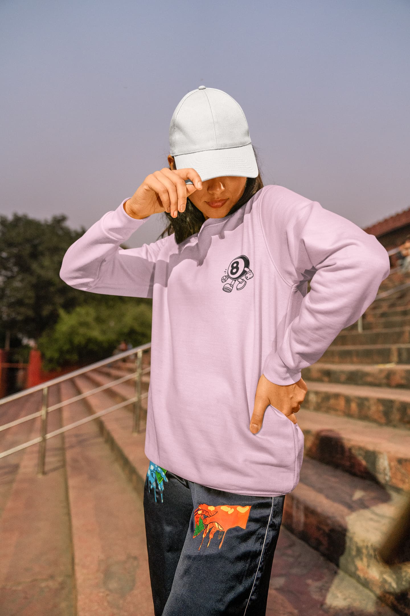 Women's Light Pink Sweatshirts