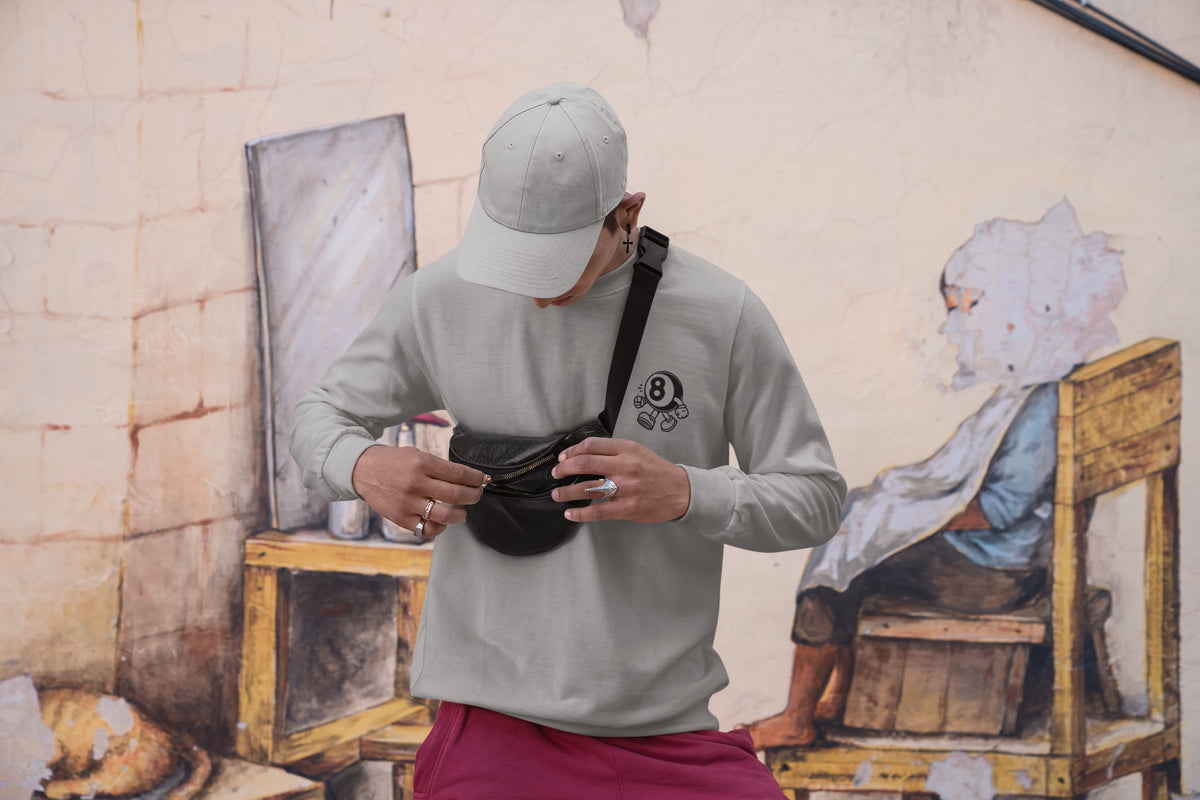 Men's Melange Grey Sweatshirts