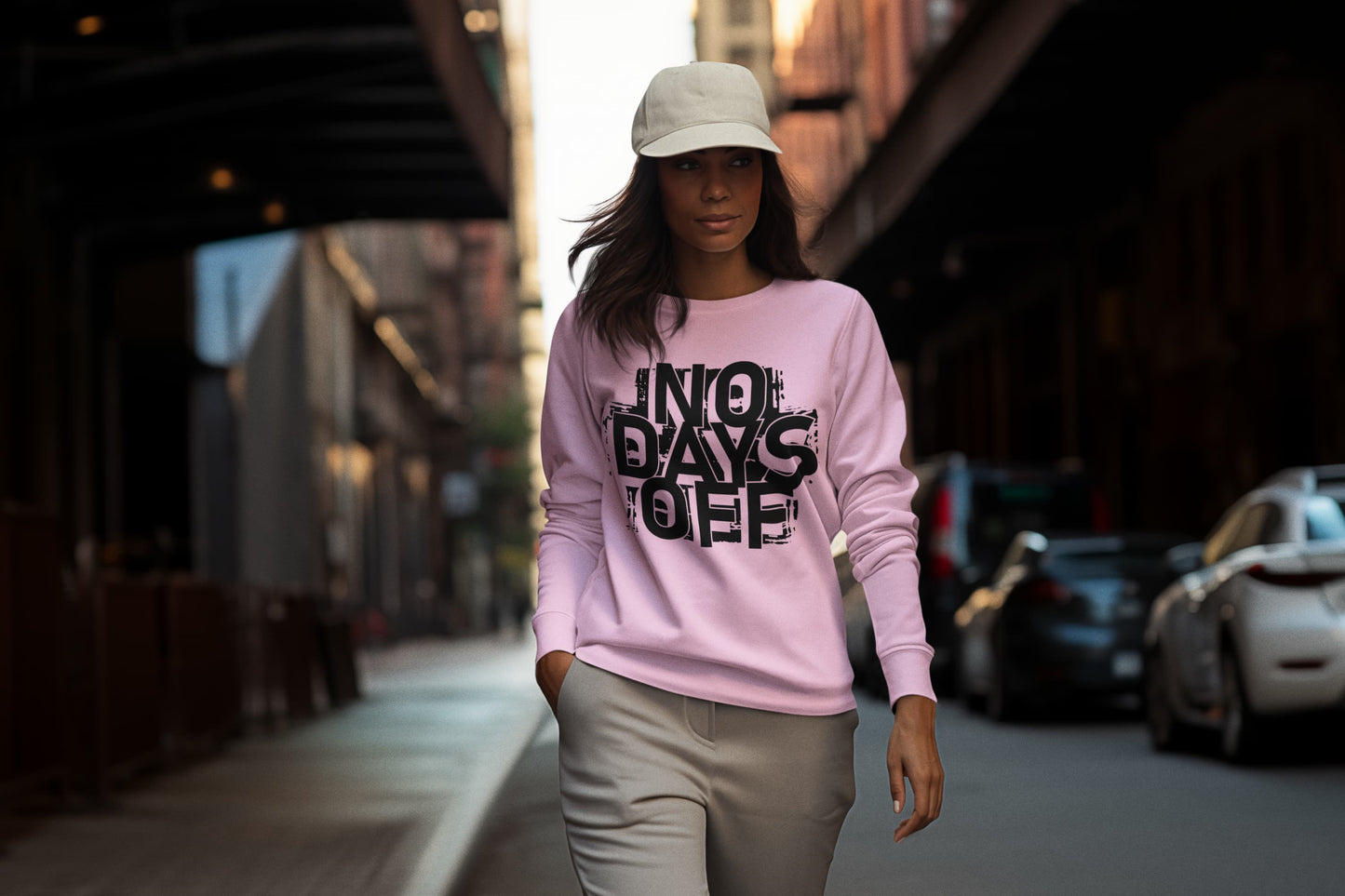 Women's Light Pink Sweatshirts