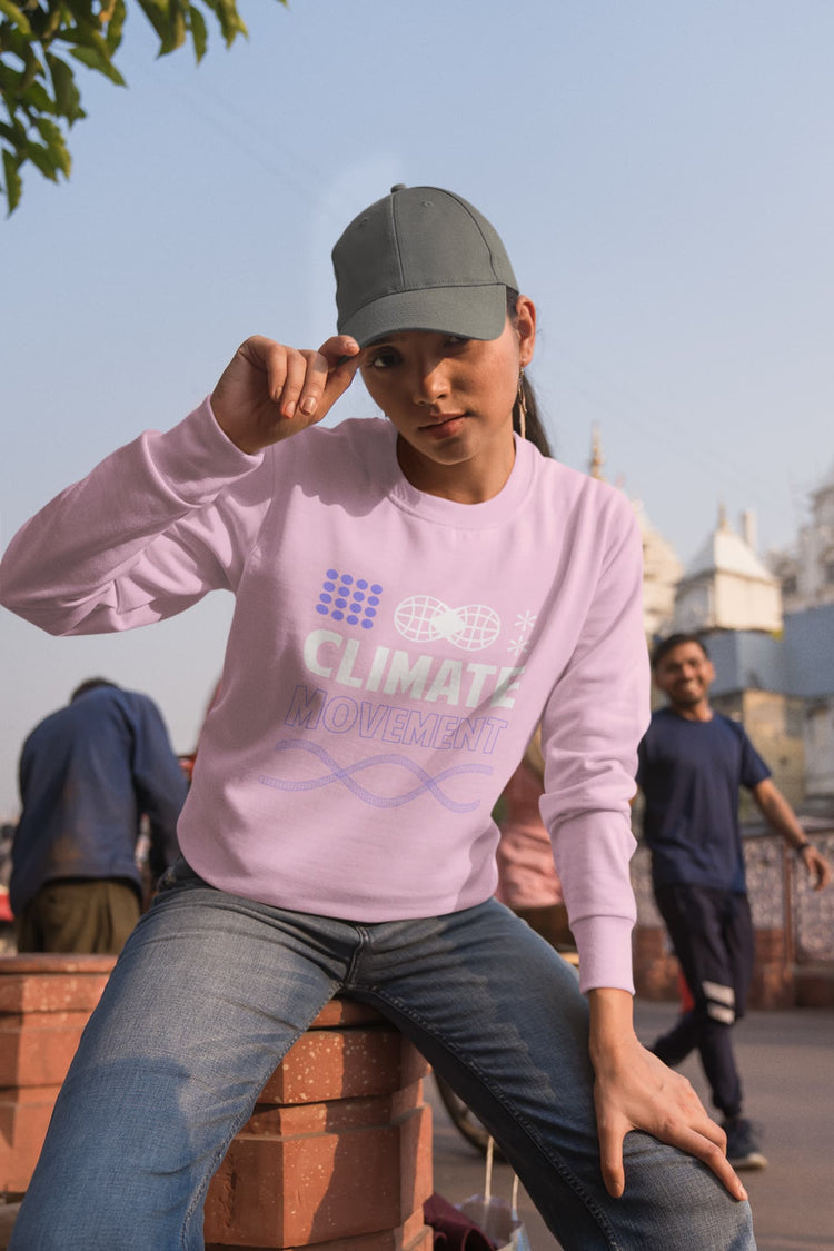 UNISEX LIGHT PINK SWEATSHIRT