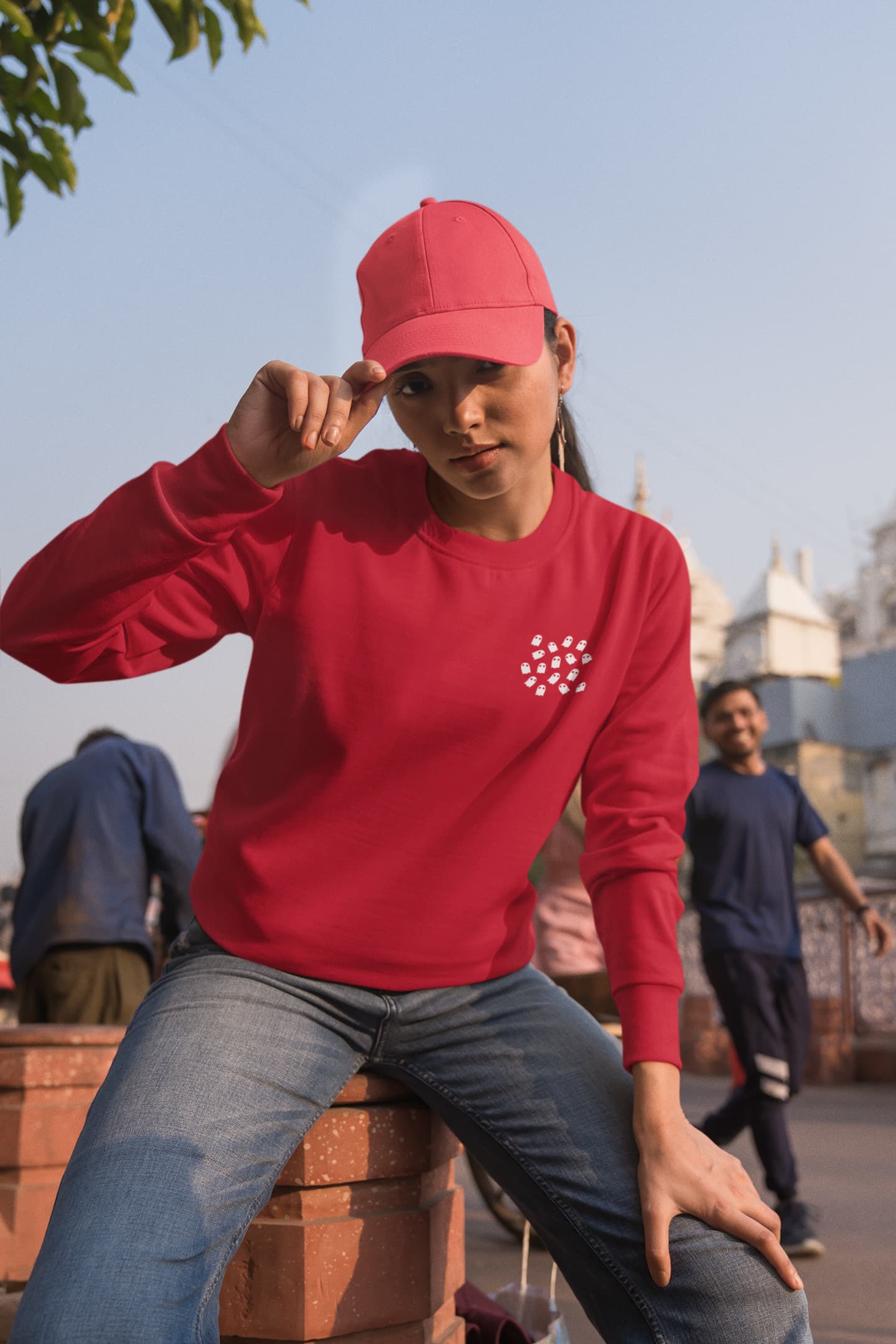 Women's Red Sweatshirts