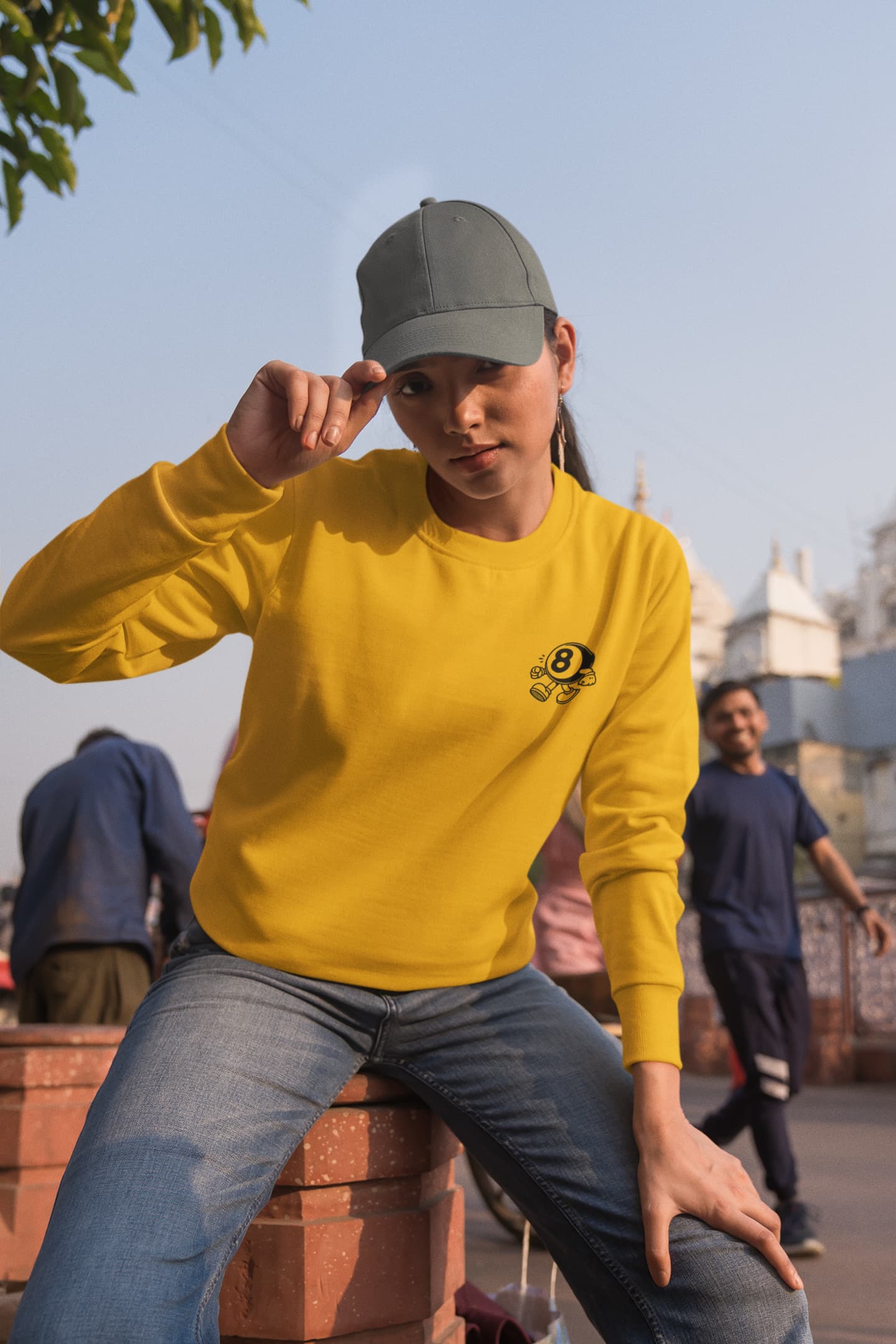Women's Golden Yellow Sweatshirts