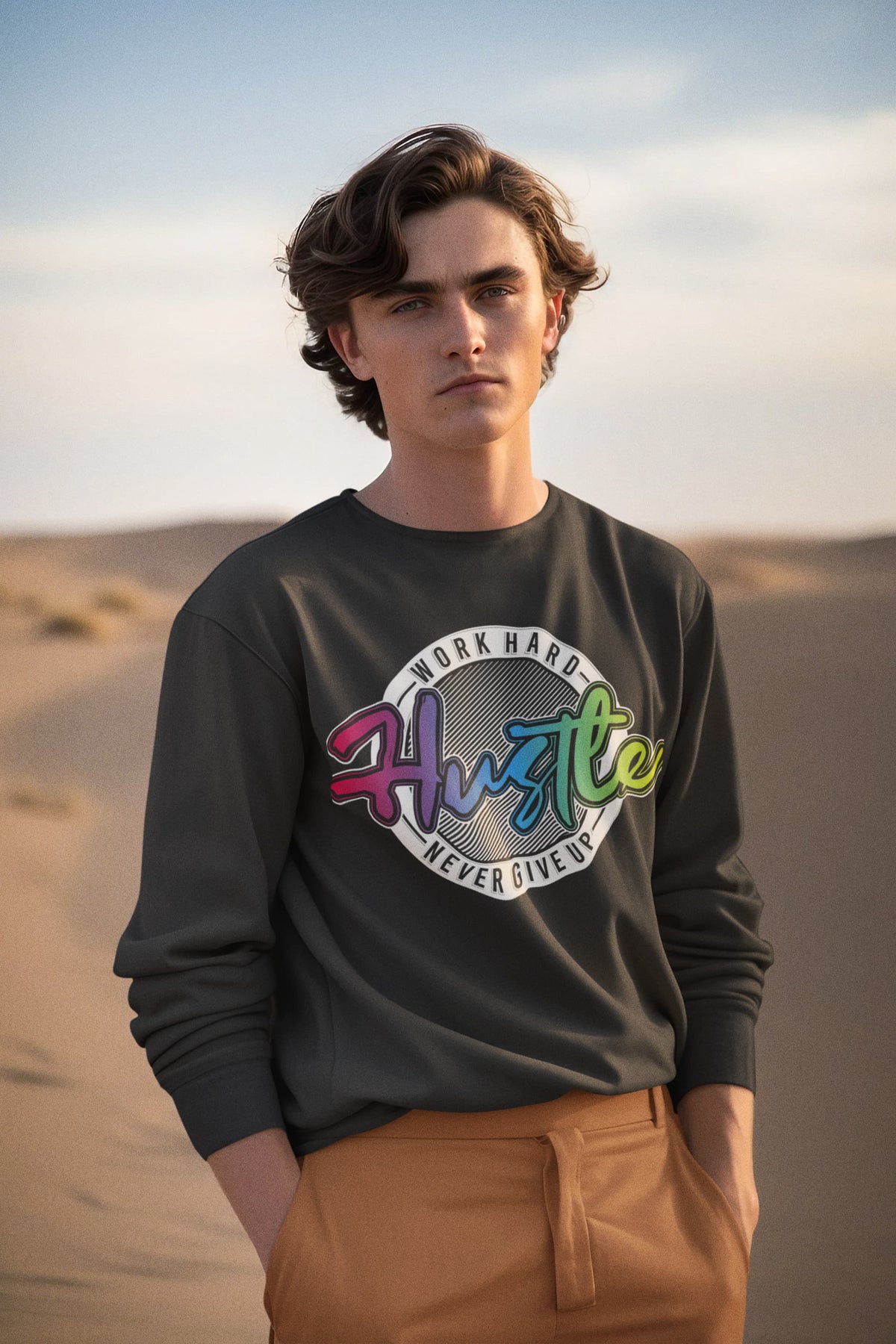 Men's Black Sweatshirts