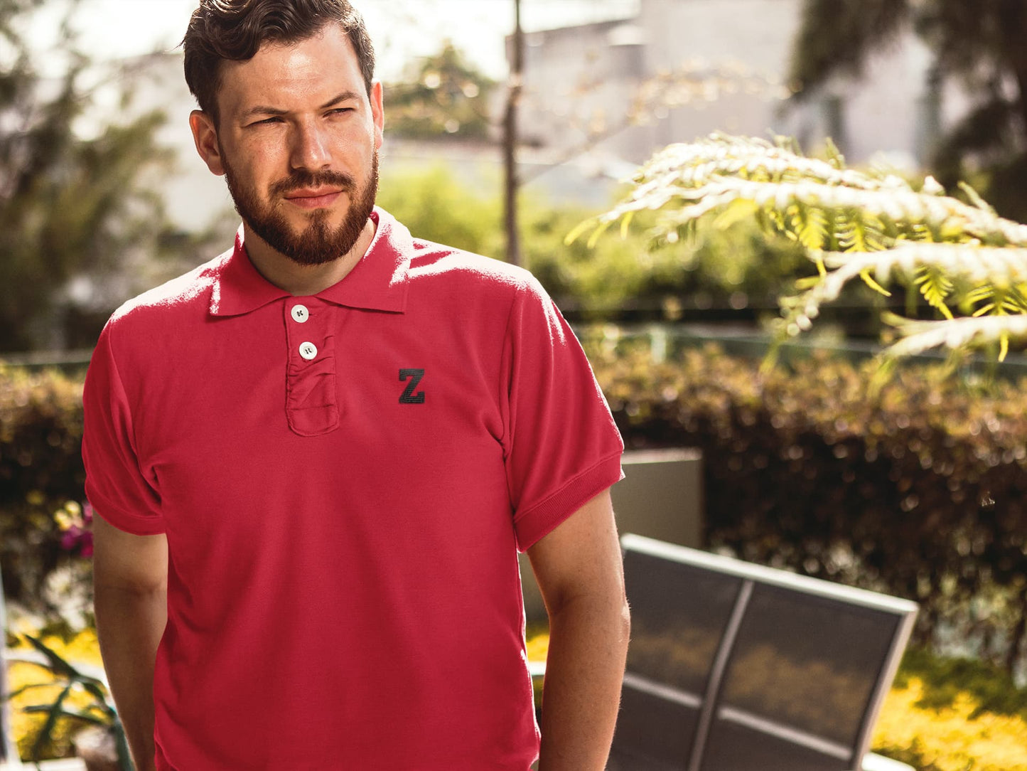 Men's Red Polo T-shirts