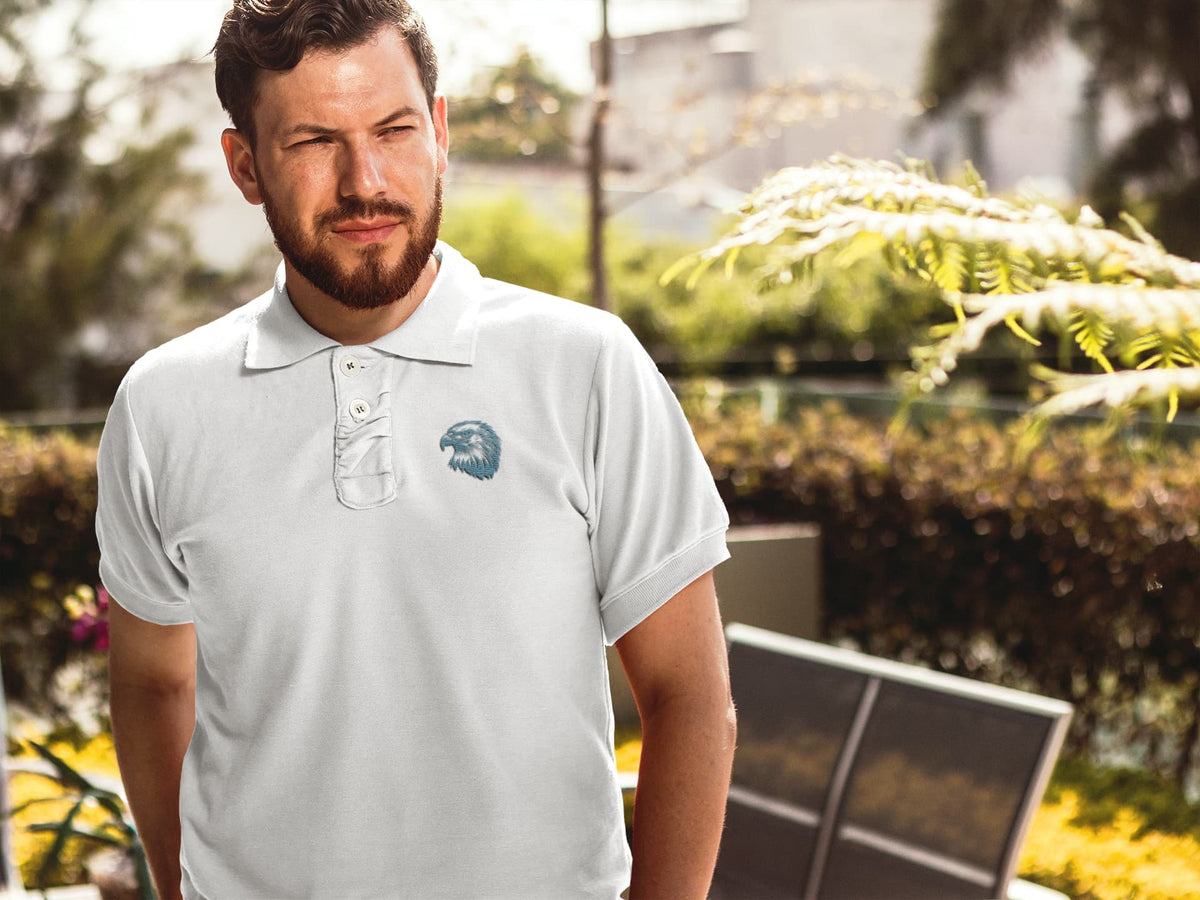 Men's White Polo T-shirts