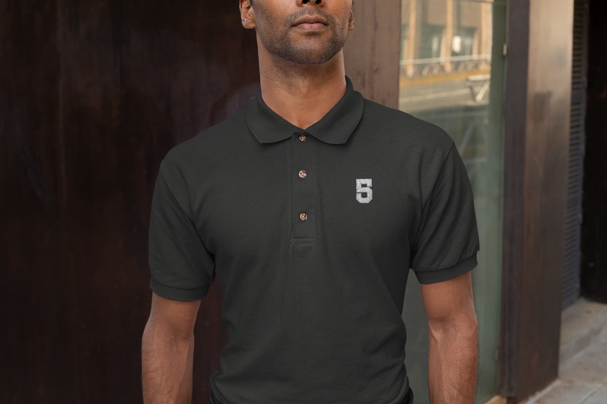Men's Black Polo T-shirts