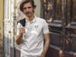 MENS WHITE POLO T-SHIRT
