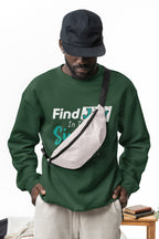 UNISEX OLIVE GREEN SWEATSHIRT 