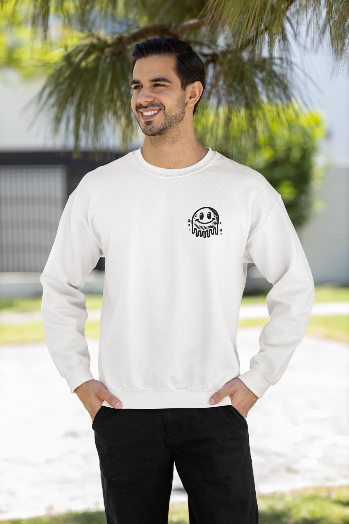 Men's White Sweatshirts