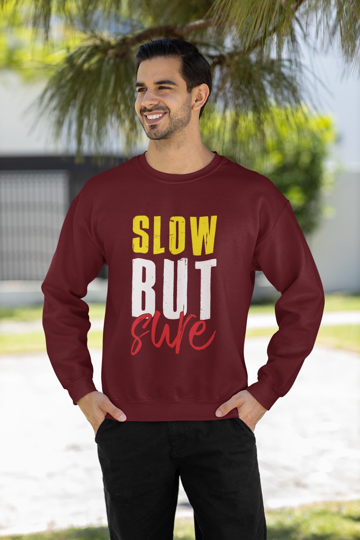 Men's Maroon Sweatshirts