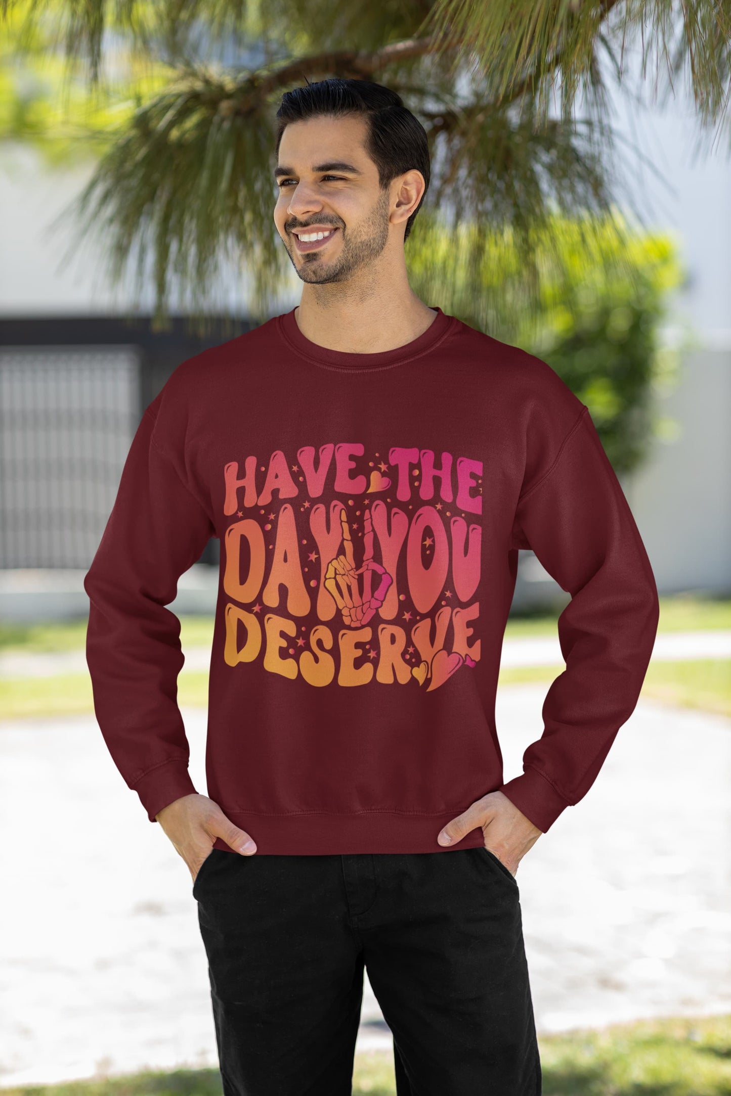 Men's Maroon Sweatshirts
