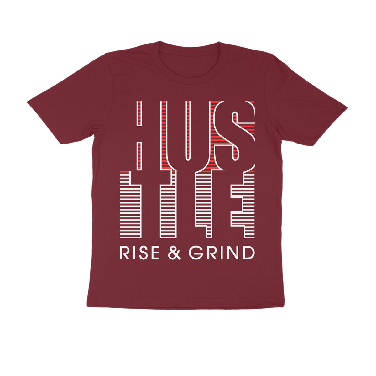 Karavirs® Chase Maroon graphic tee for men India