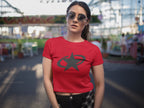 WOMENS RED CROP TOP