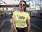 WOMENS BUTTER YELLOW CROP TOP